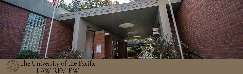 University of the Pacific Law Review