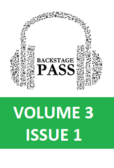 cover art image for volume 3, issue 1 of backstage pass