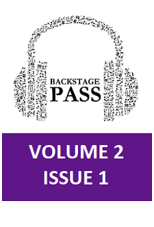 cover art image for volume 2, issue 1 of backstage pass