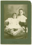 Portrait of children: Marie and Viola by [ ] Babcock