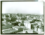 Aerial view of downtown Stockton including courthouse by unidentified