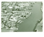 Aerial view of Colberg Boat Works by Leonard Covello