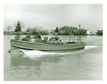 42 foot aircraft refueling boat on trial run for Mare Island Navy Yard by A. M. Robertson