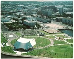 Aerial view of Stockton Event Center by Ron Chapman