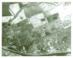 Aerial view of Stockton west of Victory Park by Unknown