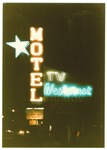 Neon sign for Westerner Motel, Stockton by Ron Chapman