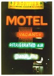 Neon sign for Frontier Motel, Stockton by Ron Chapman