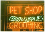 Neon sign for Pet Shop, Stockton by Ron Chapman