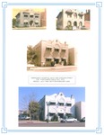 Sheet of images of 220 N. San Joaquin St, Stockton, from 1910-2006 by Ron Chapman