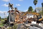 Demolition of Pollardville building by Ron Chapman