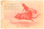 Trade card for William Confer Jr., dealer in foreign and domestic fruits and vegetables, Stockton by unidentified