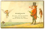 Trade card for Alexander Chalmers, Importer of dry goods by unidentified