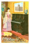 Trade card for Chas. E. Owen, Stockton for Estey Piano Co. by unidentified