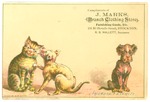 Trade card for J.Marks, Branch Clothing Store, Stockton by unidentified