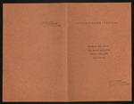 Baccalaureate Service Program, October 14, 1945 by Tri-State High School