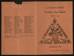 Commencement Program, November 24, 1944 by Tri-State High School