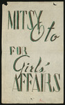 Misty Oto Campaign Poster, [1943/44] by Misty Oto