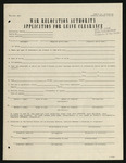 WRA Form: Application for Leave Clearance, July 31, 1943