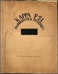 School of Pharmacy, Kappa Psi Scrapbook