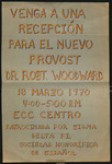 Una Recepción Para Provost Robert Woodward Poster by Elbert Covell College