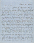 Letter from Augustin Hibbard to [William Hibbard] 1854 April 12