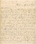 Letter from Augustin Hibbard to [William Hibbard] 1862 Apr. 24