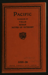 1925-26 Pacific Handbook of Yells, Songs, Notes of Interest