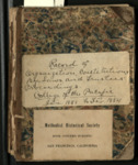 Board of Trustees Minute Book, 1851