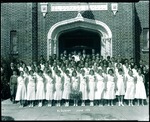 Stockton - Schools - El Dorado - Students circa 1925-1948: El Dorado June 1932 class by Van Covert Martin