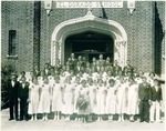 Stockton - Schools - El Dorado - Students circa 1925-1948: El Dorado School June 1933 class by Van Covert Martin