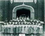 Stockton - Schools - El Dorado - Students circa 1925-1948: El Dorado School Mrs. Harper's Class June 1948 by Van Covert Martin