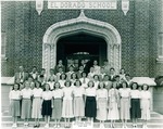 Stockton - Schools - El Dorado - Students circa 1925-1948: El Dorado School Miss Anna May Snook's Class June 1948 by Van Covert Martin