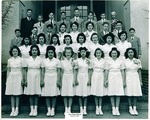 Stockton - Schools: Fair Oaks: Fair Oaks School students February 1943 by Van Covert Martin