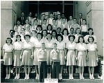Stockton - Schools: Fair Oaks: Fair Oaks School students June 1944 by Van Covert Martin