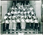 Stockton - Schools: Fair Oaks: Fair Oaks School students June 1946 by Van Covert Martin