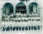 Stockton - Schools: Fair Oaks: Fair Oaks School students June 1947 by Van Covert Martin