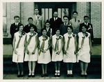 Stockton - Schools: Hazelton: Graduating students, January 1930 by Van Covert Martin