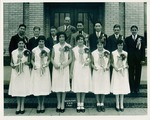 Stockton - Schools: Hazelton: Graduating students, January 1931 by Van Covert Martin