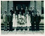 Stockton - Schools: Hazelton: Graduating students, January 1932 by Van Covert Martin
