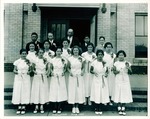 Stockton - Schools: Hazelton: Graduating students, February 1935 by Van Covert Martin