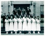 Stockton - Schools: Hazelton: Graduating students, January 1937 by Van Covert Martin