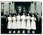 Stockton - Schools: Hazelton: Graduating students, January 1938 by Van Covert Martin