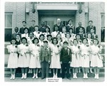 Stockton - Schools: Hazelton: Graduating students, February 1941 by Van Covert Martin