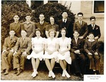 Stockton - Schools - Lottie Grunsky: students, January, 1941 by Van Covert Martin