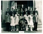 Stockton - Schools - Lottie Grunsky: students, February, 1943 by Van Covert Martin