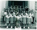 Stockton - Schools - Lottie Grunsky: students, June, 1943 by Van Covert Martin