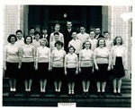 Stockton - Schools - Lottie Grunsky: students, February, 1945 by Van Covert Martin