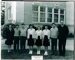 Stockton - Schools - Lottie Grunsky: students, February, 1946 by Van Covert Martin