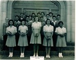 Stockton - Schools - Luther Burbank: students, June 1943 by Van Covert Martin
