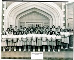Stockton - Schools - Luther Burbank: students, June 1944 by Van Covert Martin